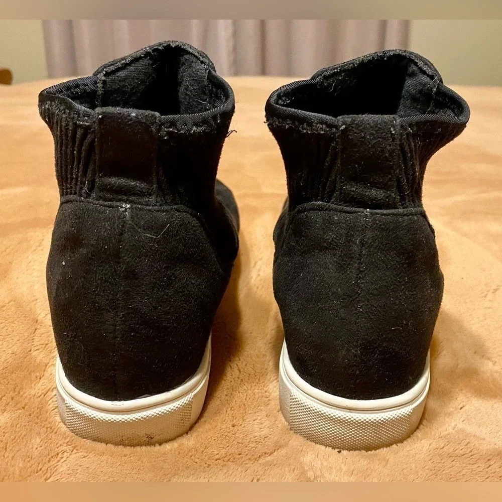 Soda Black Slip on Sneaker Shoe